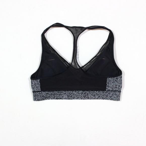 Lululemon Bra Racer Back Training Top Black White - Picture 3 of 5